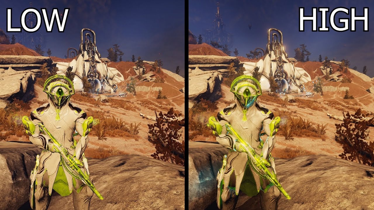 Warframe | Graphics Comparison | Low vs High