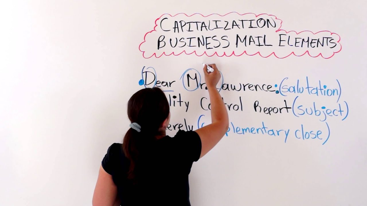 English Grammar: Capitalization -- Business Mail