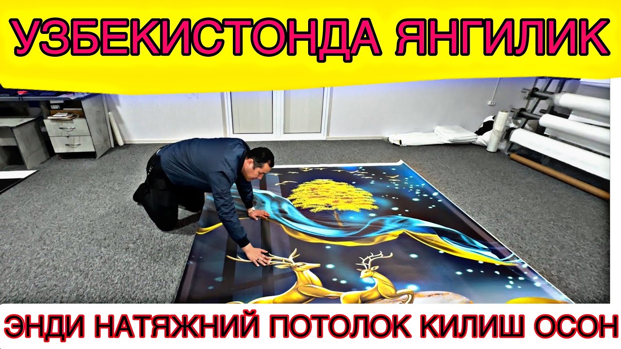 ЭНДИ НАТЯЖНИЙ ПОТОЛОК КИЛИШ ОСОН