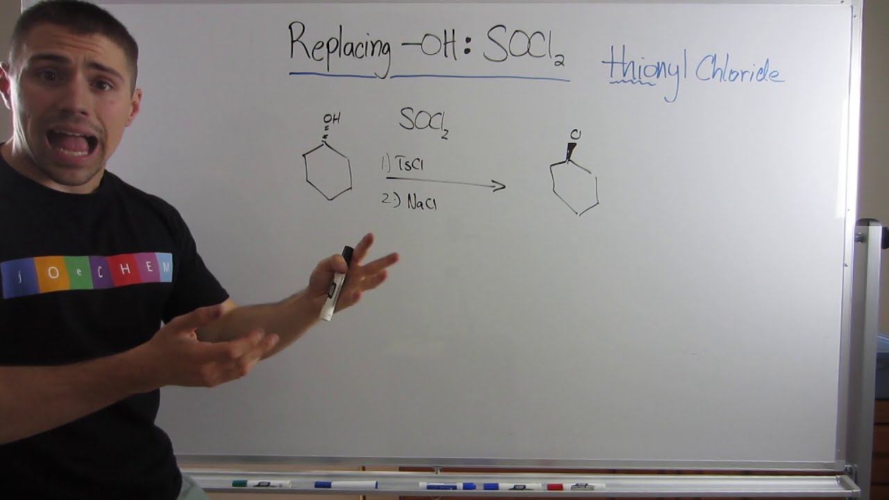 Replacing Alcohols with Chlorines with SOCl2 via Sn2