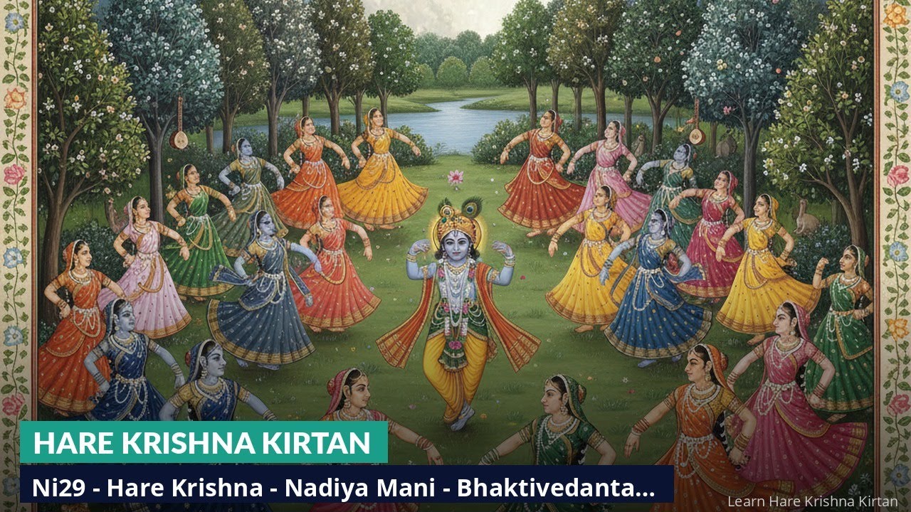 Ni29 - Hare Krishna - Nadiya Mani - Bhaktivedanta Manor - Raag Bhairavi - Anytime