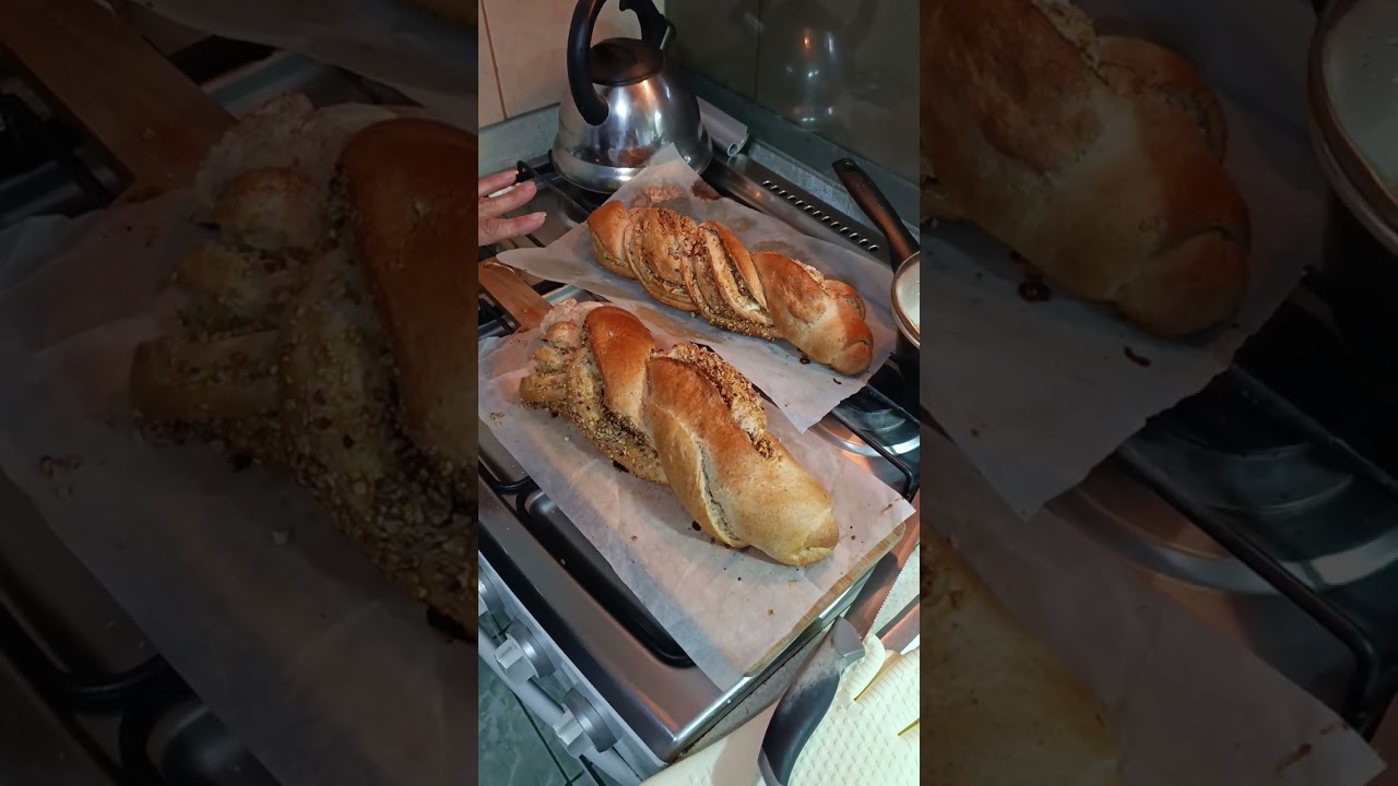 Ya salió el pan trenzado 😋mmmm