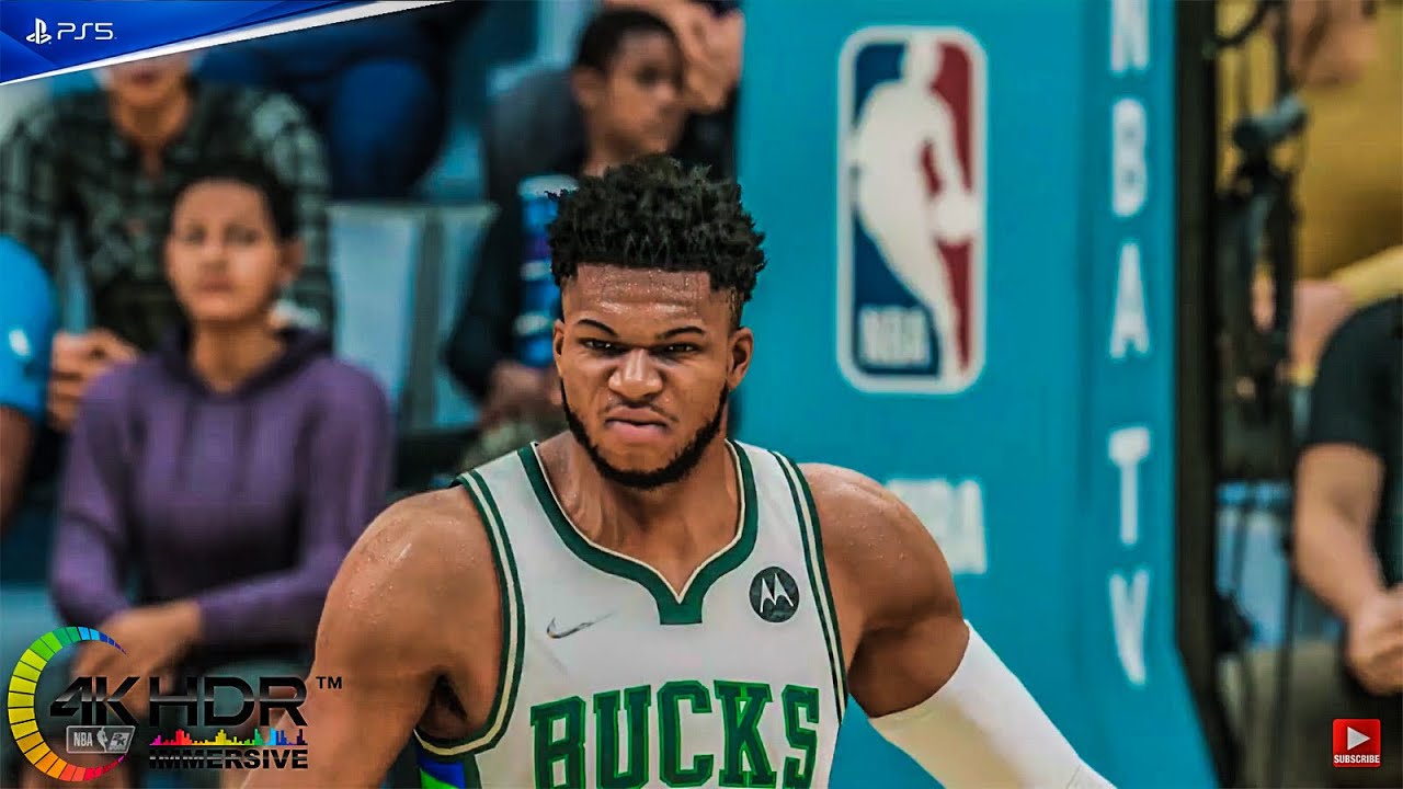 NBA 2K22 Bucks Blowout! Milwaukee Bucks vs Charlotte Hornets 4K60FPS! PS5 Gameplay