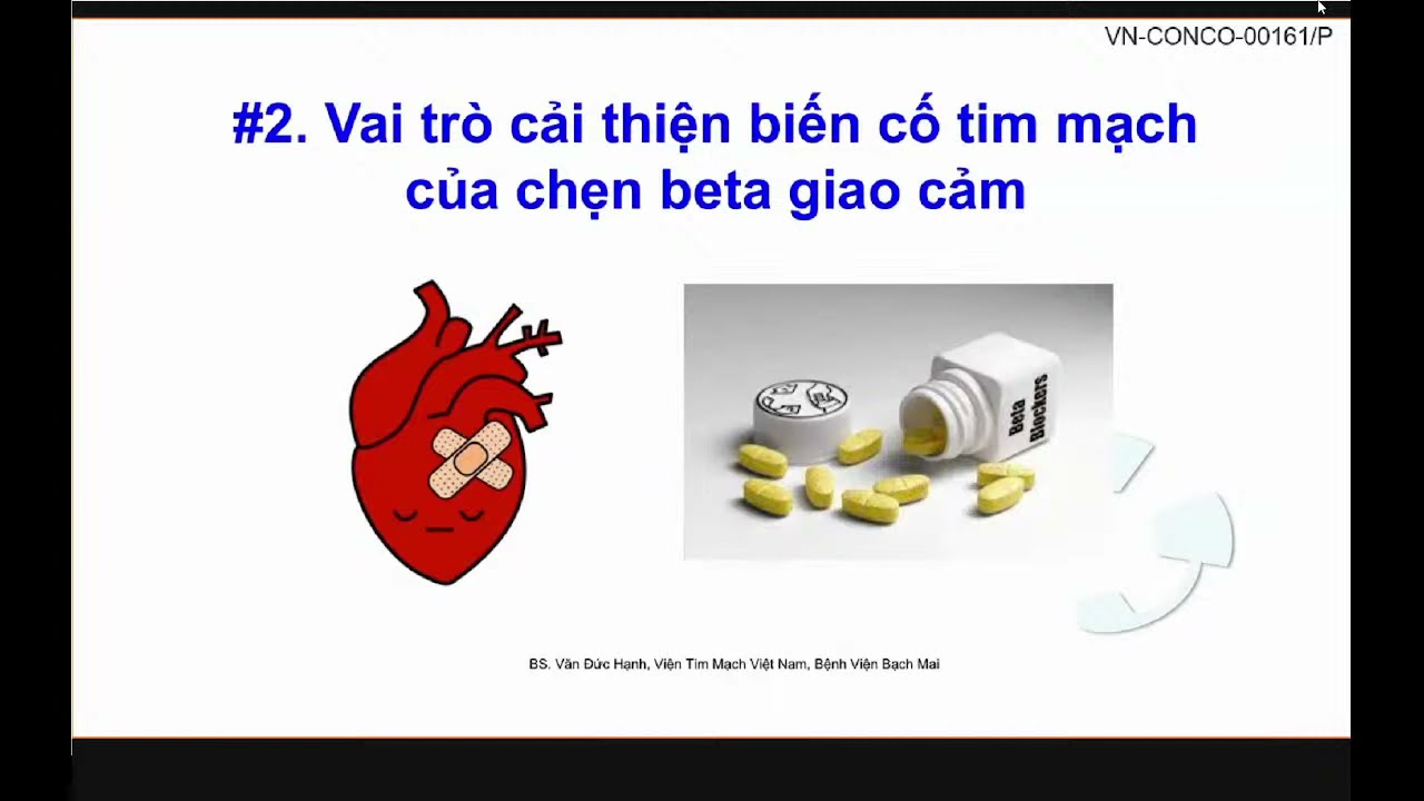 Tối ưu hóa lợi ích nền tảng thuốc chẹn beta trong điều trị suy tim| TP.HCM năm 2021
