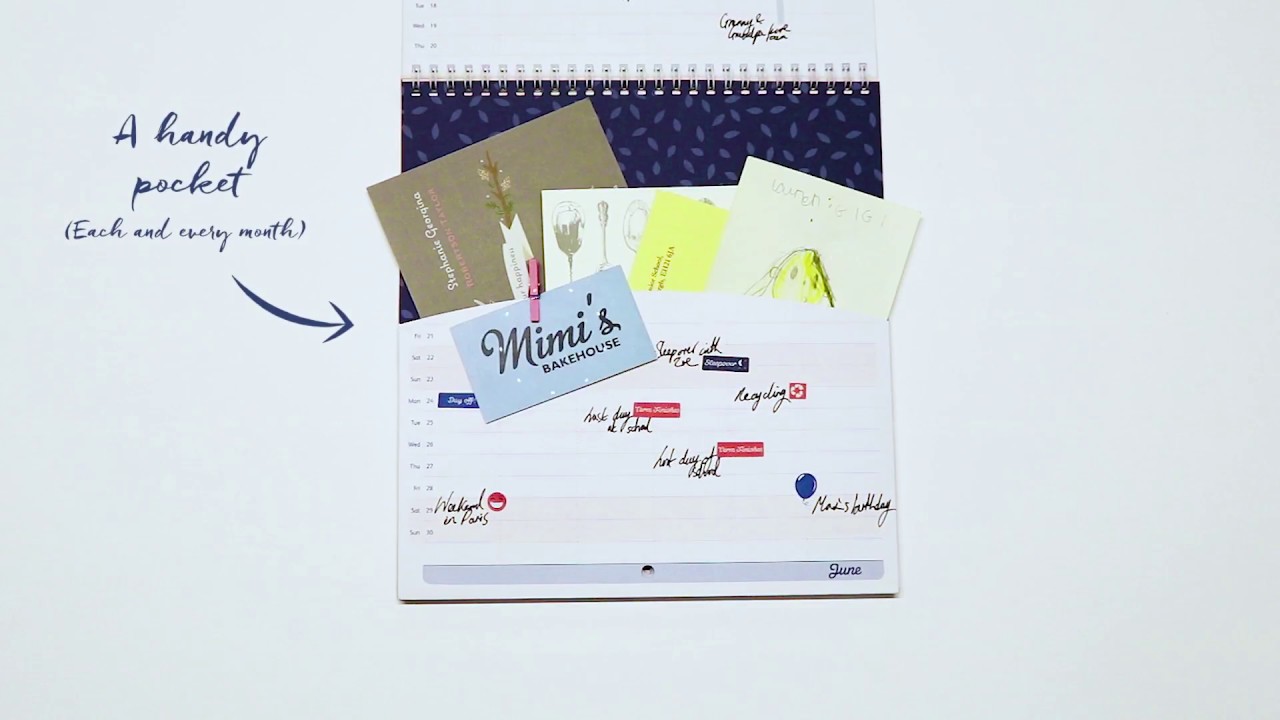 Family Calendar 2019 | Busy B | Oh So Clever
