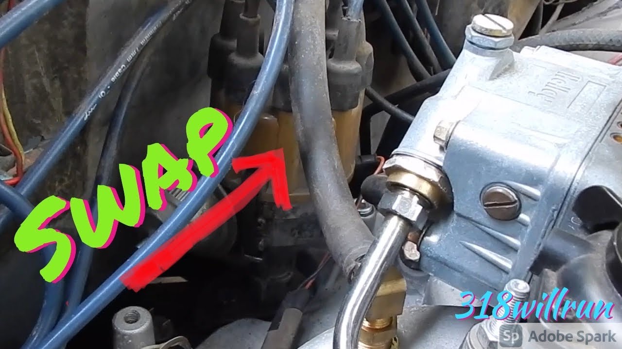 Distributor Swap Small Block Mopar  * Installing in 1980 Dodge 318