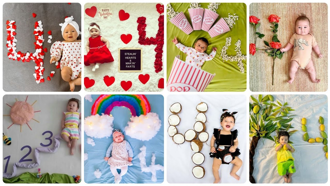 4 Month Baby Photoshoot || 4th Month Baby Photoshoot || Baby Photoshoot Ideas 4 month @addymak327