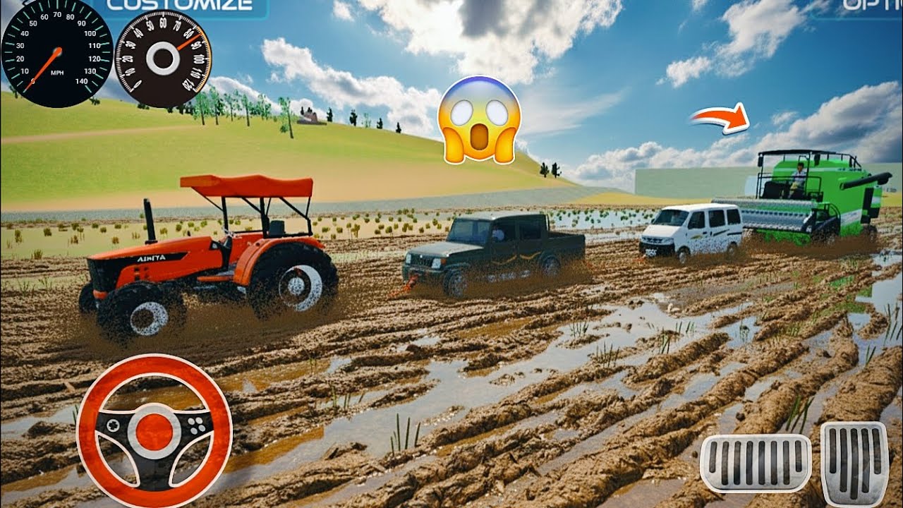 HARVESTER Tochan To🚗 Maaruti Omni & Bolaro Campar & Mahindra JHATA 🚜Is Very Power Tactor