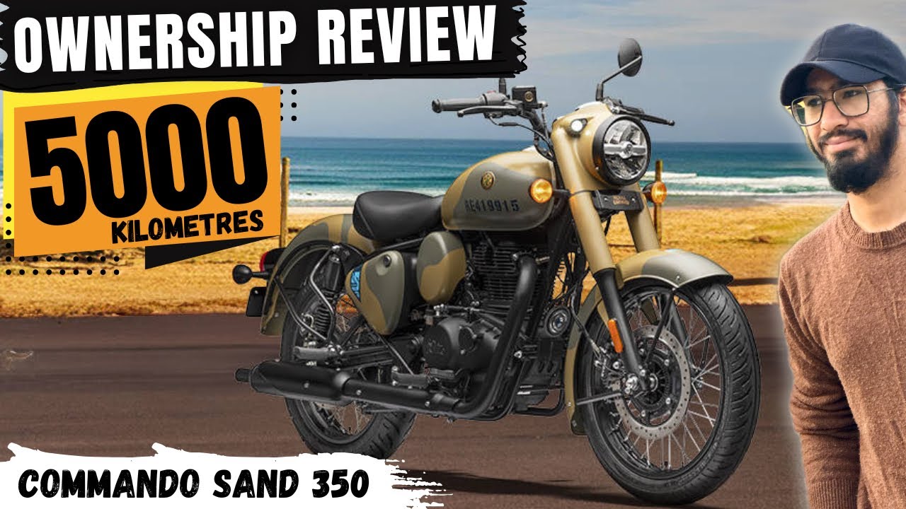 New Classic 350 Ownership Review 5000 KM | Commando Sand 350 Review | Royal Enfield BS7 Pros & Cons