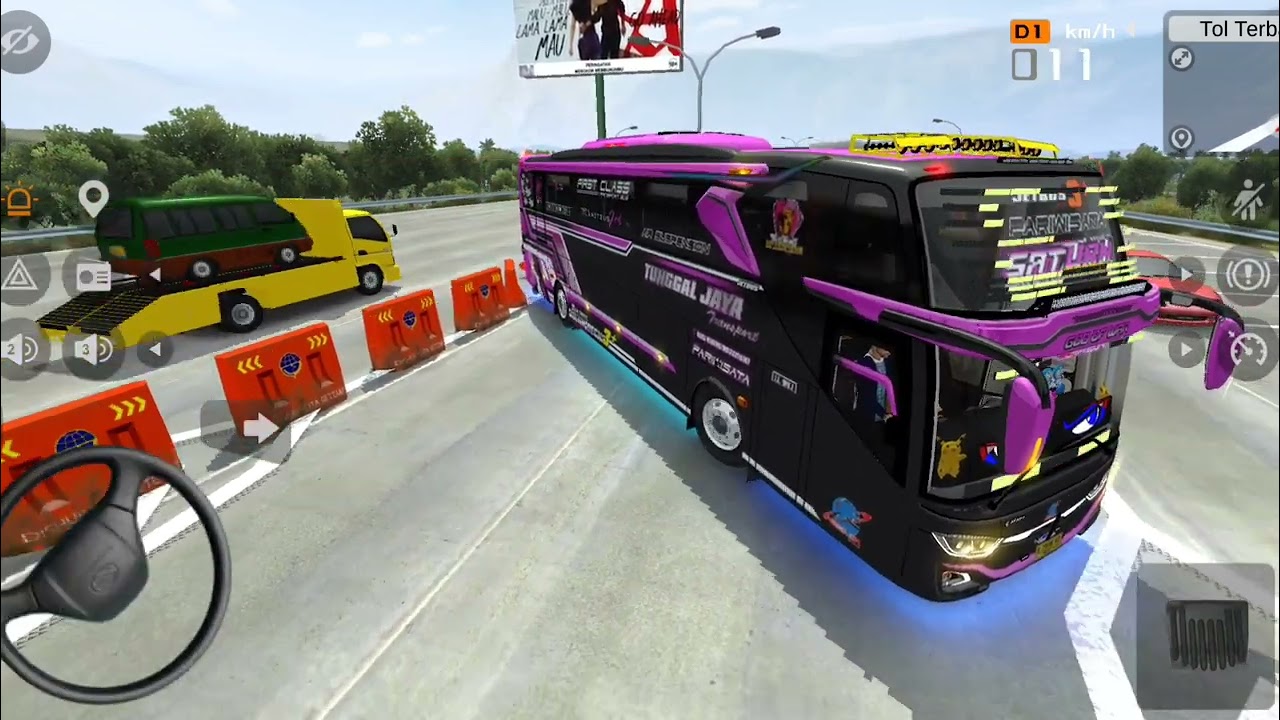 Bus Saturn Tunggal Jaya Bawa Penumpang Gelap Dari Senepo Ke Semarang Telolet Basuri 