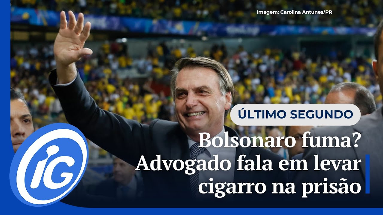 Bolsonaro fuma? Advogado fala em levar cigarro na prisão