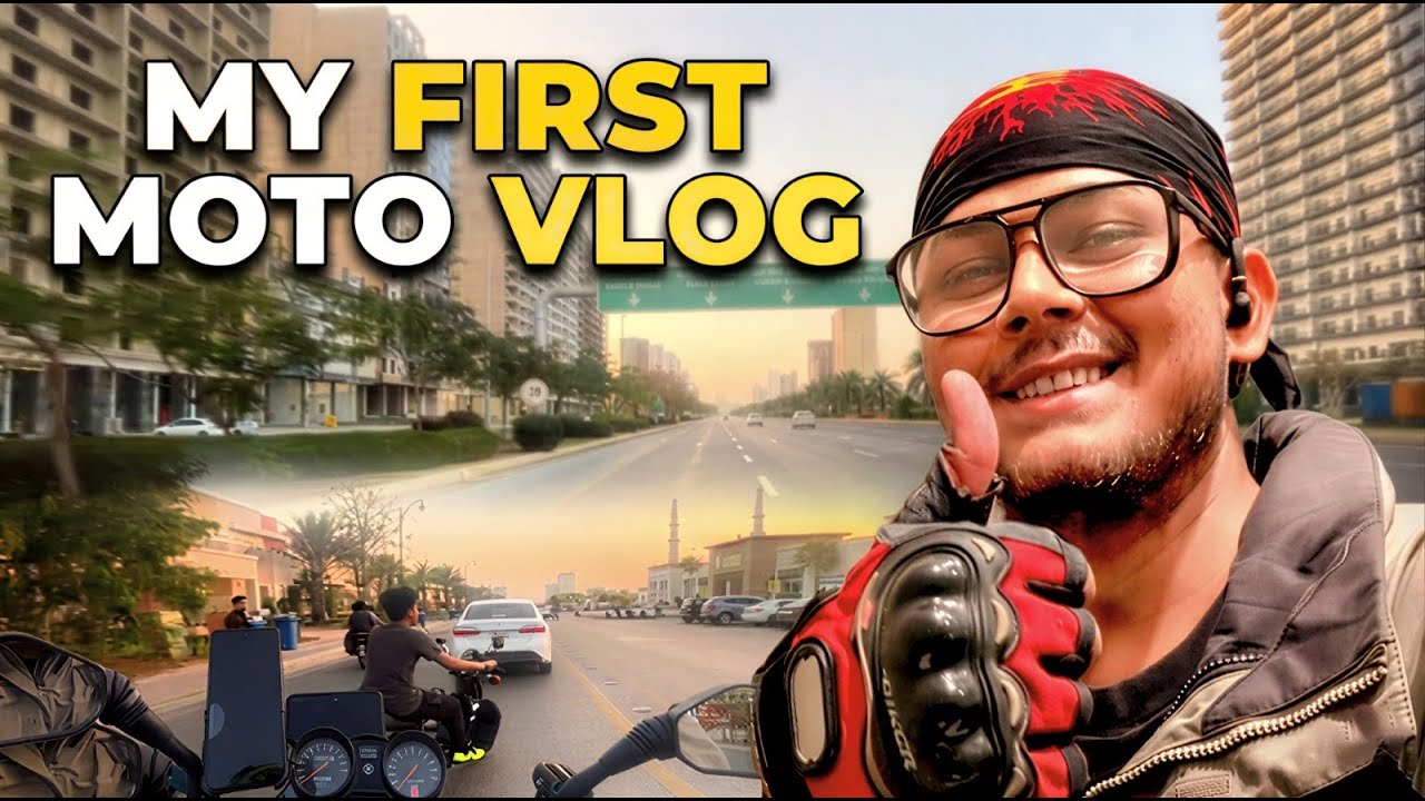 NAYE SAFAR KA AGAZ | MY FIRST RIDE | WAY TO BHARIA TOWN KARACHI❤️
