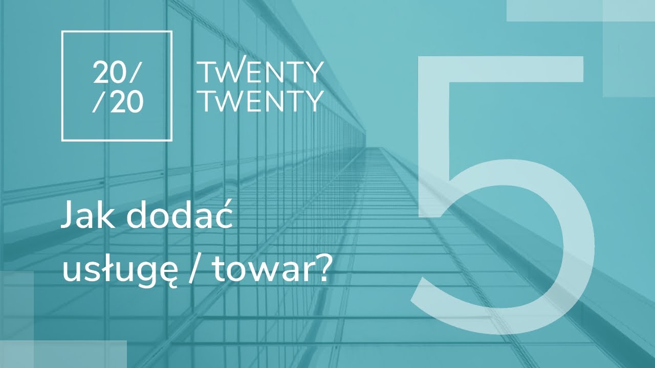 Enova - dodawanie nowej usługi lub towaru