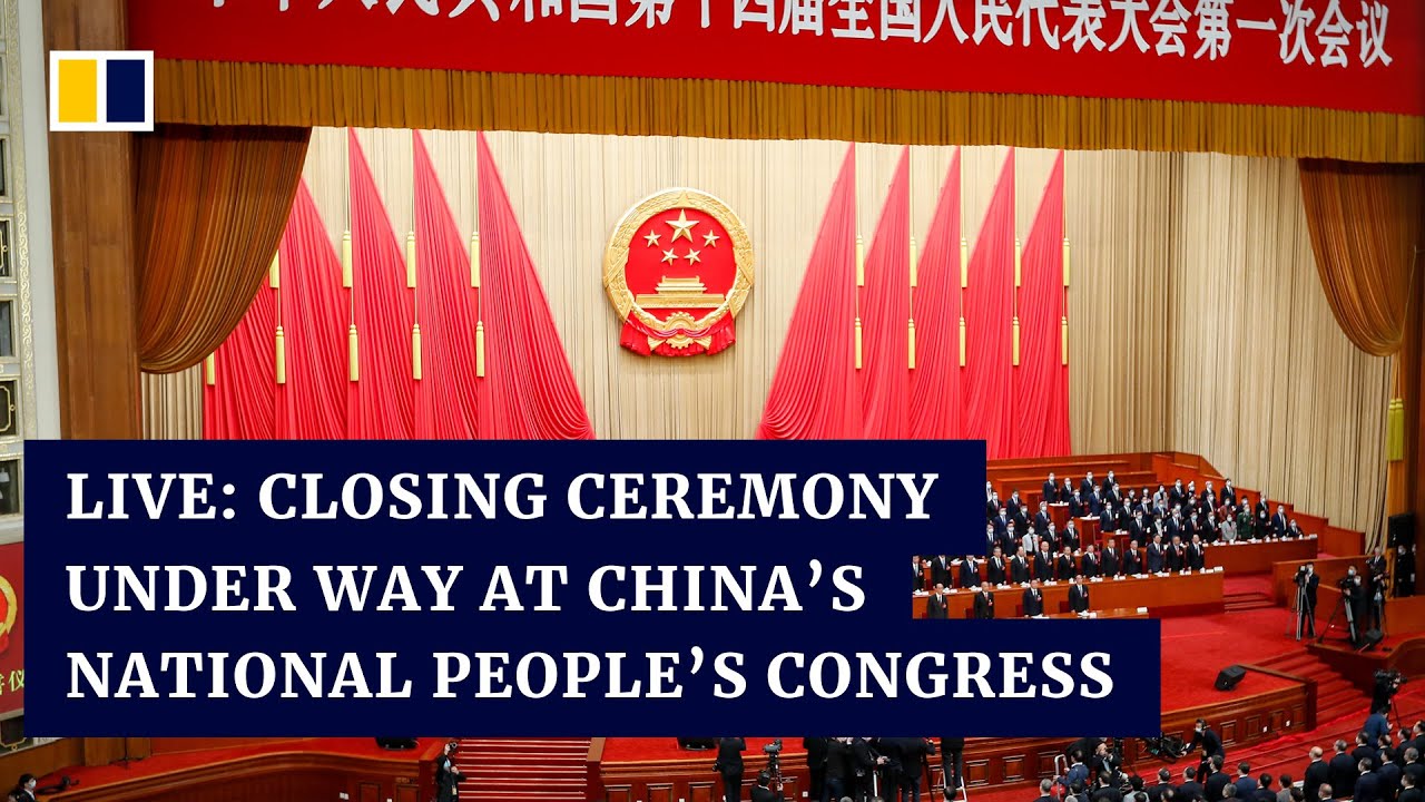 WATCH LIVE: Closing ceremony under way at China’s National People’s Congress