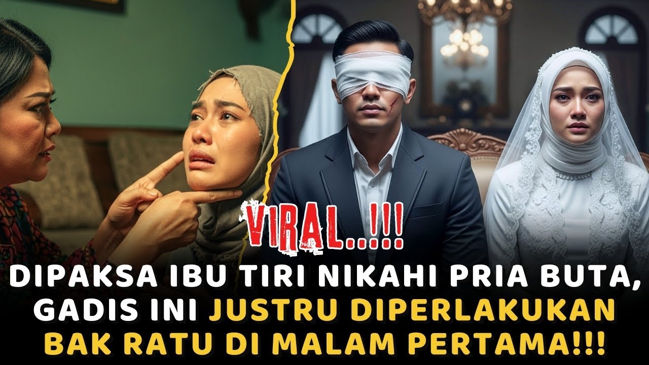 DIPAKSA IBU TIRI NIKAHI PRIA BUTA, Saat Suami Tahu Istrinya Disiksa, Satu Keluarga Dibuat Miskin!