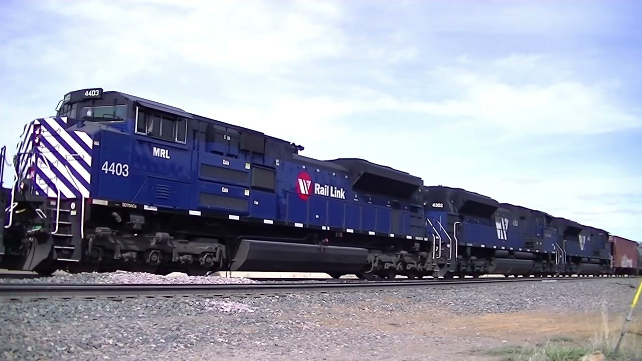 Montana Rail Link SD70Ace In Action Compilation