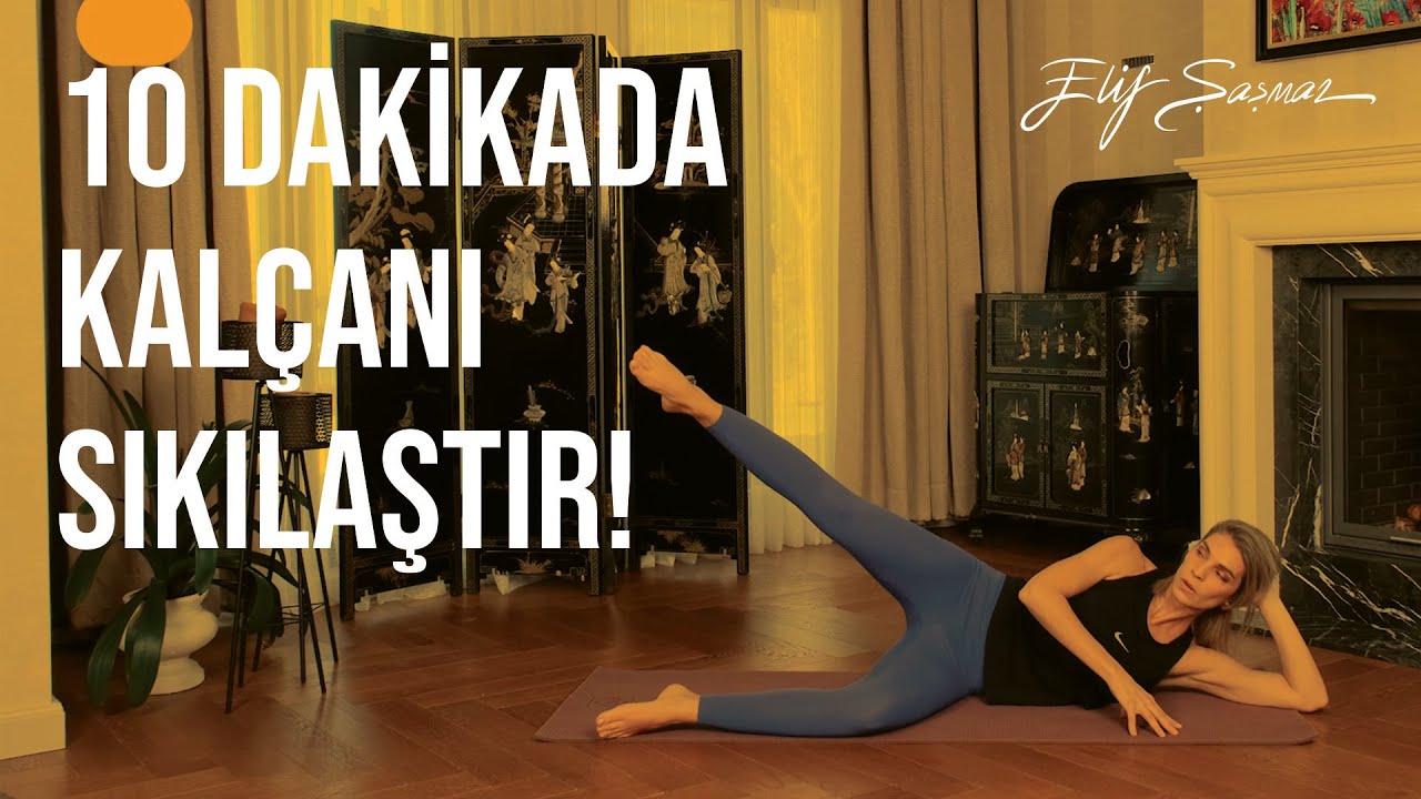 10 Dakikada Kalçanı Sıkılaştır! | Evde 10 Dakikada Ekipmansız Kalça Sıkılaştırma Hareketleri!