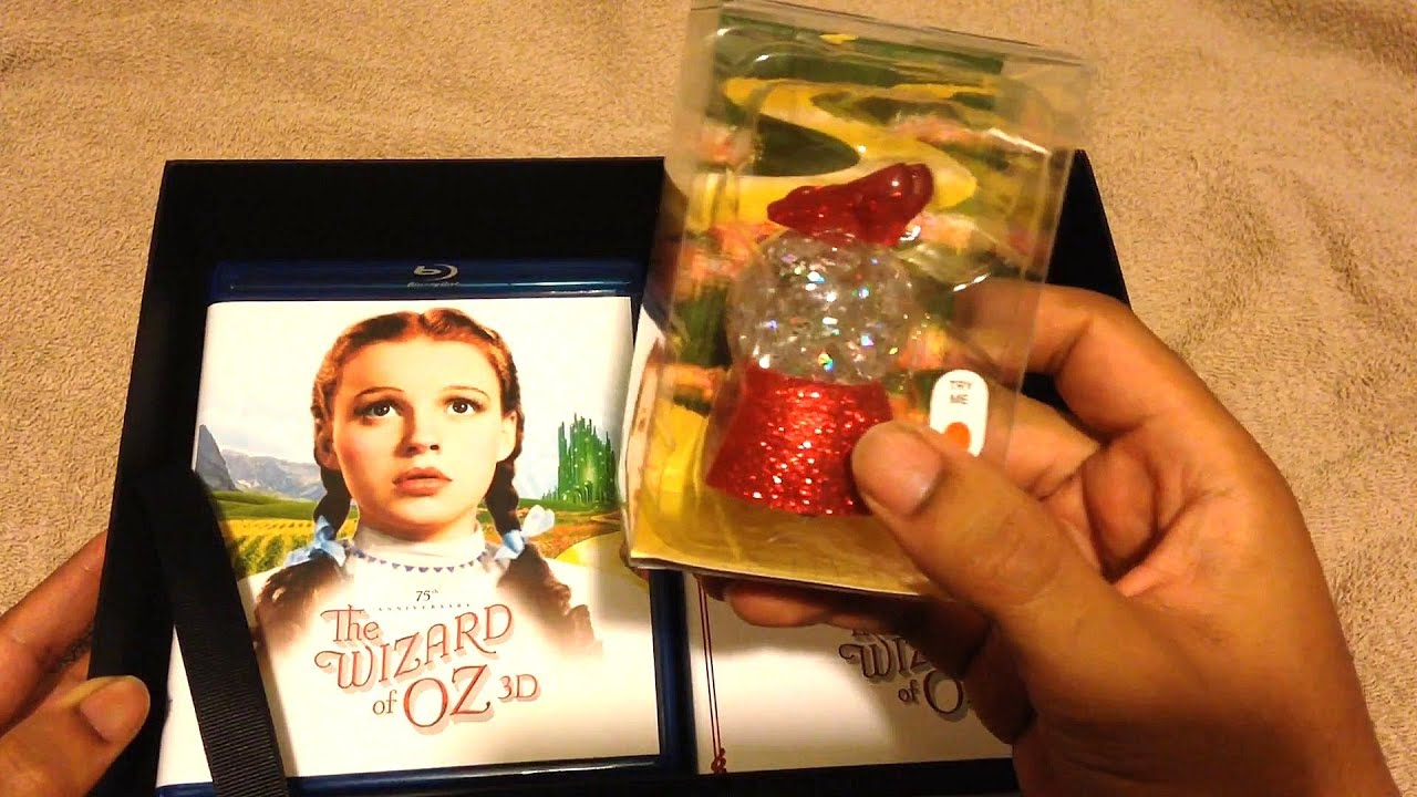 The Wizard of Oz 75th Anniversary Collector's Edition Blu-Ray 3D Unboxing