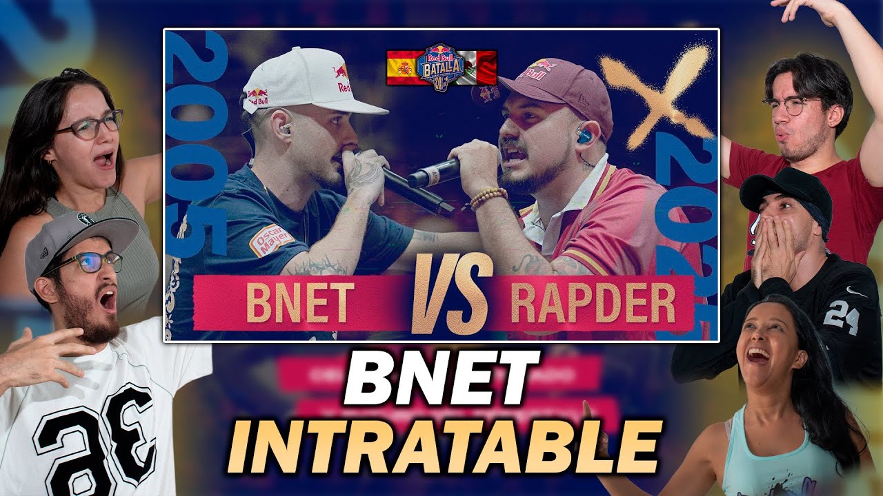 🤯 &iexcl;BNET MODO PRIME! - COLOMBIANOS REACCIONAN a BNET vs RAPDER [RED BULL NUEVA HISTORIA]