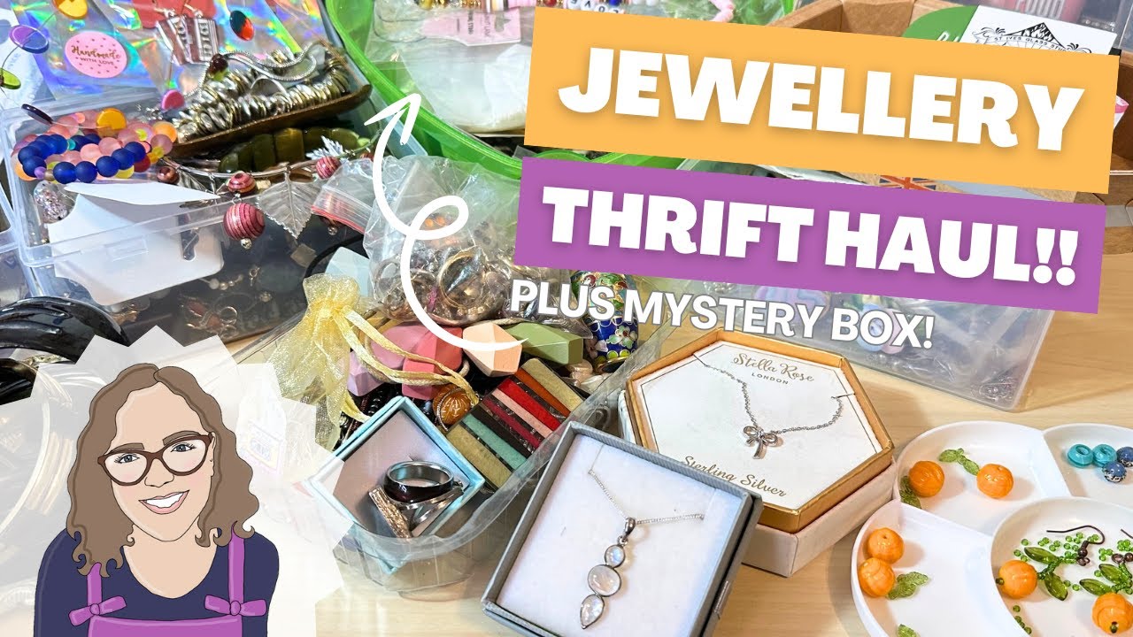 Summer Jewellery Haul - Vintage, Silver, Gemstones AND A £1 Mystery Box To Open!