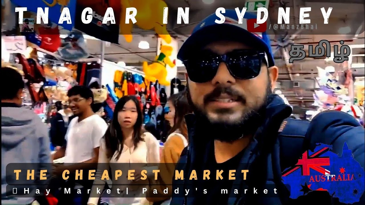 The cheapest market Paddy's Market | Hay market Sydney தமிழ் vlog 2023 | #sydney @manzbhai