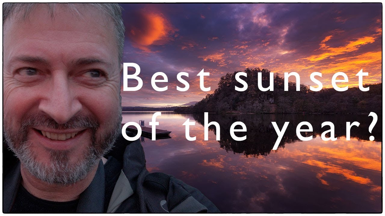 Landscape photography during the best Loch Lomond sunset of the year! (so far)