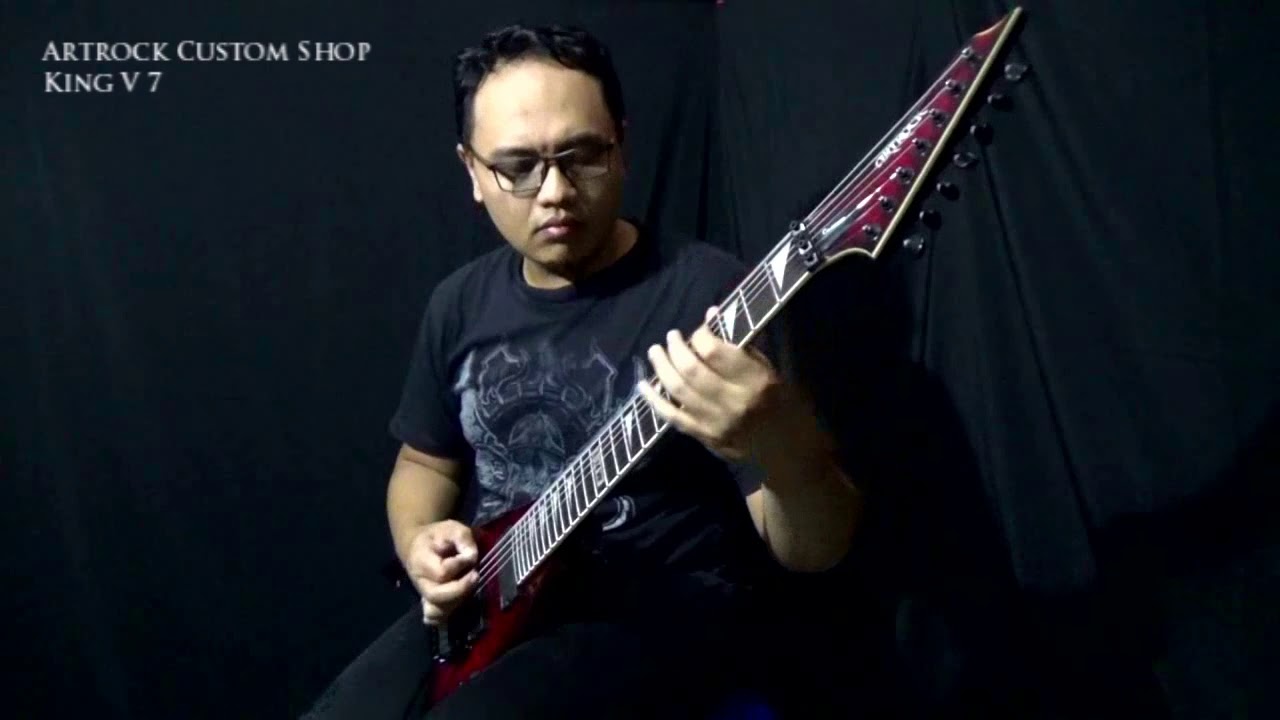 EMG-707 pickup sound test on Artrock Custom Shop KingV