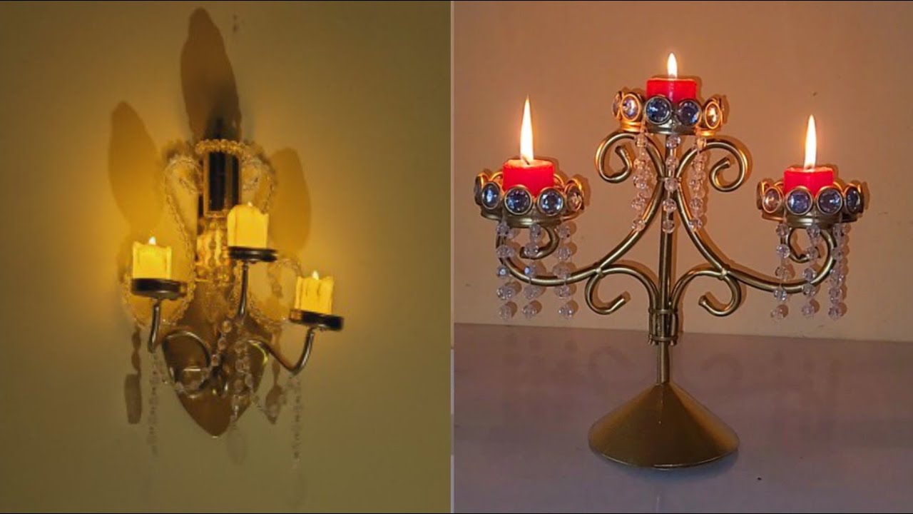 2 candelabros elegantes