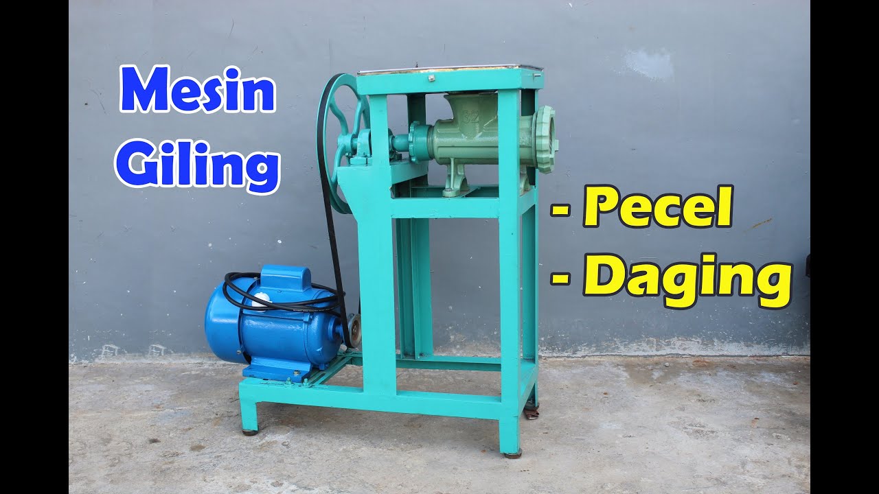 Mesin Giling Pecel I Mesin giling daging I Mesin Gilingan bumbu pecel I Mulia Mesin I 085730133992