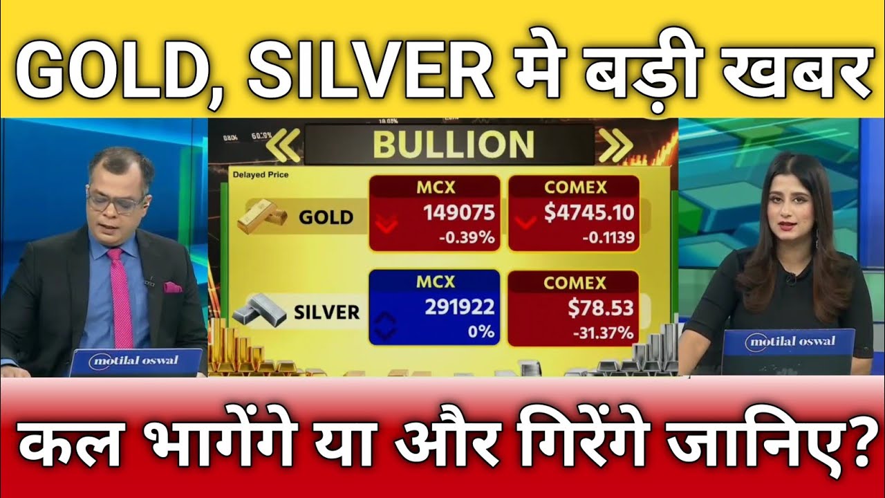 सोना चांदी कल भागेंगे या गिरेंगे जानिए?, gold, silver latest news, gold, silver etf target