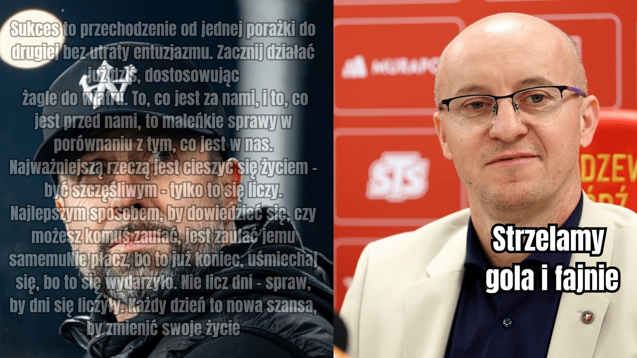 LIGA MINUS 24 - WIDZEW ŁÓDŹ ODKRYŁ, ŻE WARTO MIEĆ TRENERA. BRAWO!!!
