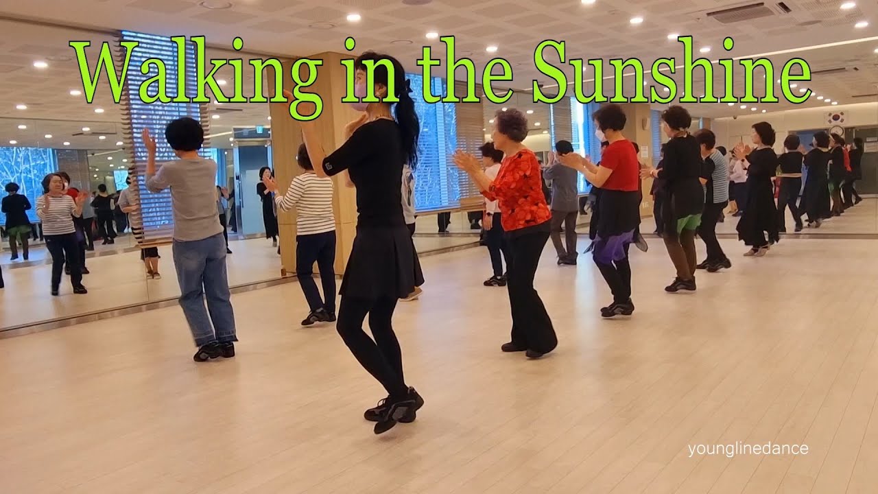 Walking in the Sunshine linedance / Cho: Vikki Morris