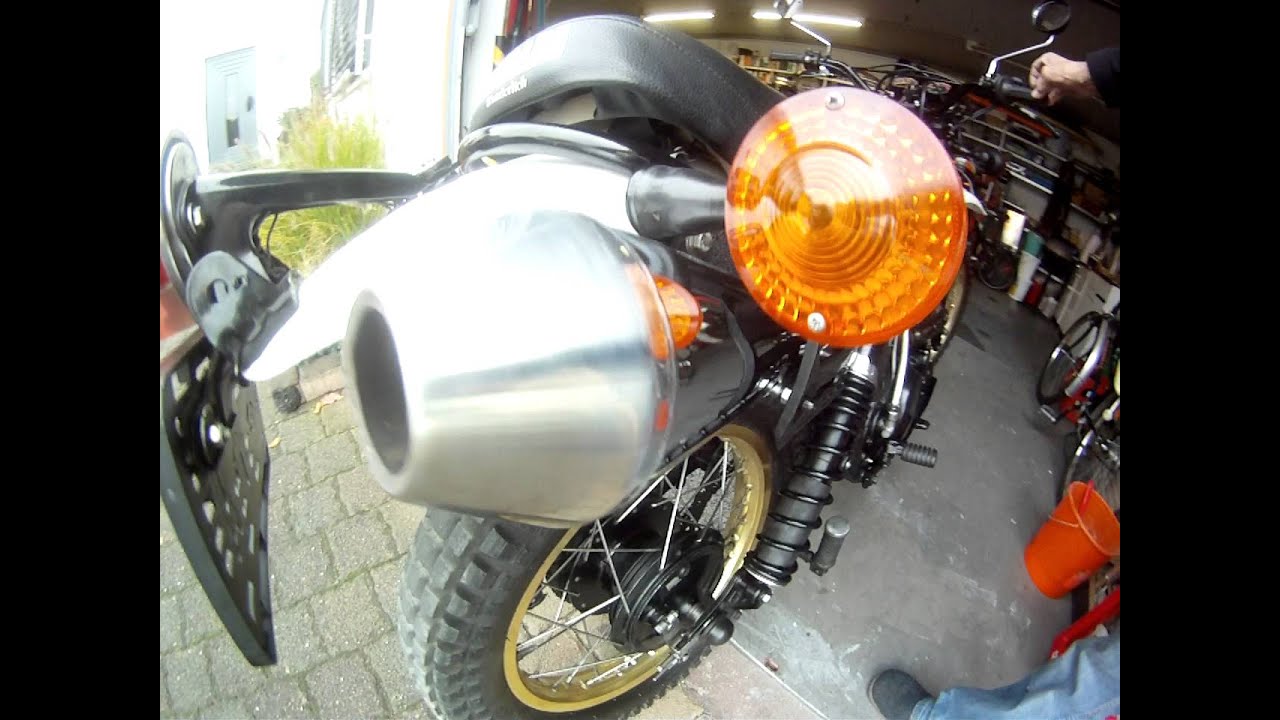 XT 500 Tuning Probelauf 700ccm Vergaser 40mm