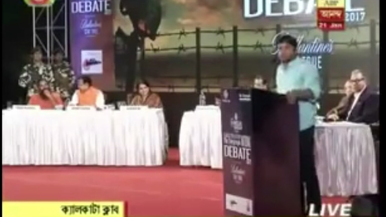 Kanhaiya Kumar full speech at calcutta club, The Telegraph national debate  21 January 2017.