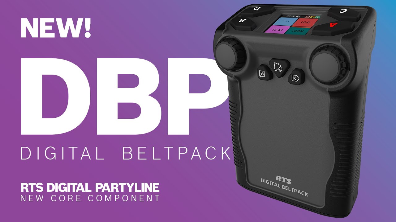 Introducing  DBP (Digital Beltpack) from RTS Intercoms