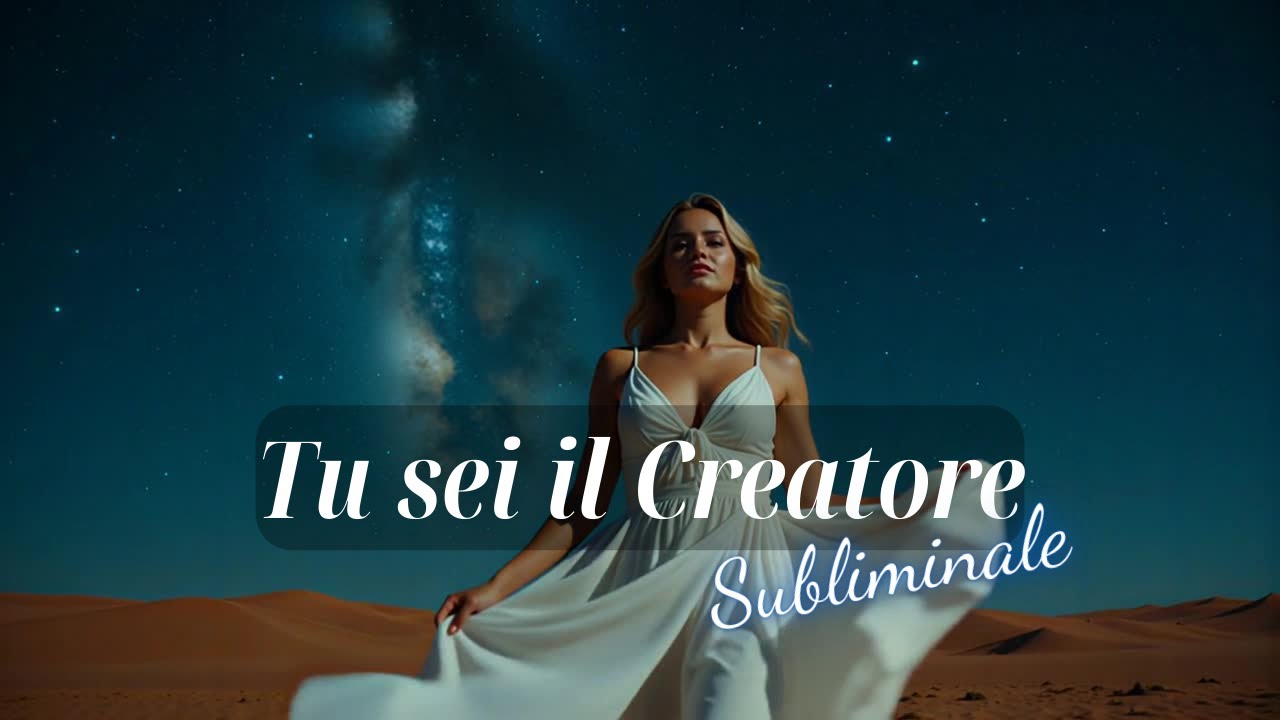 TU SEI IL CREATORE🌌Subliminale POTENTE per dominare la realtà con il tuo stato di coscienza