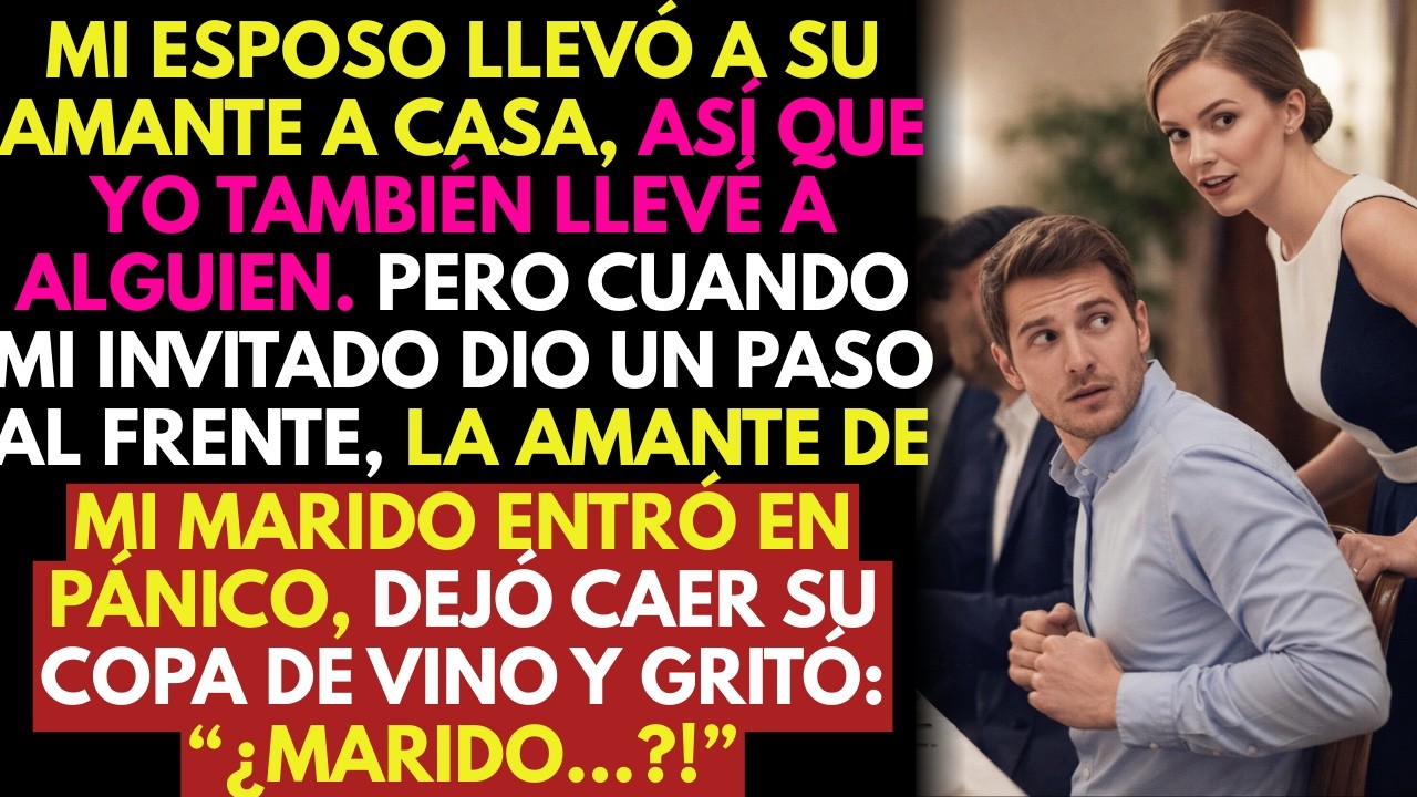 Mi esposo trajo a su amante a casa🏠 Yo también llevé a alguien😏 Ella gritó: ¡¿Esposo?!😱🤡