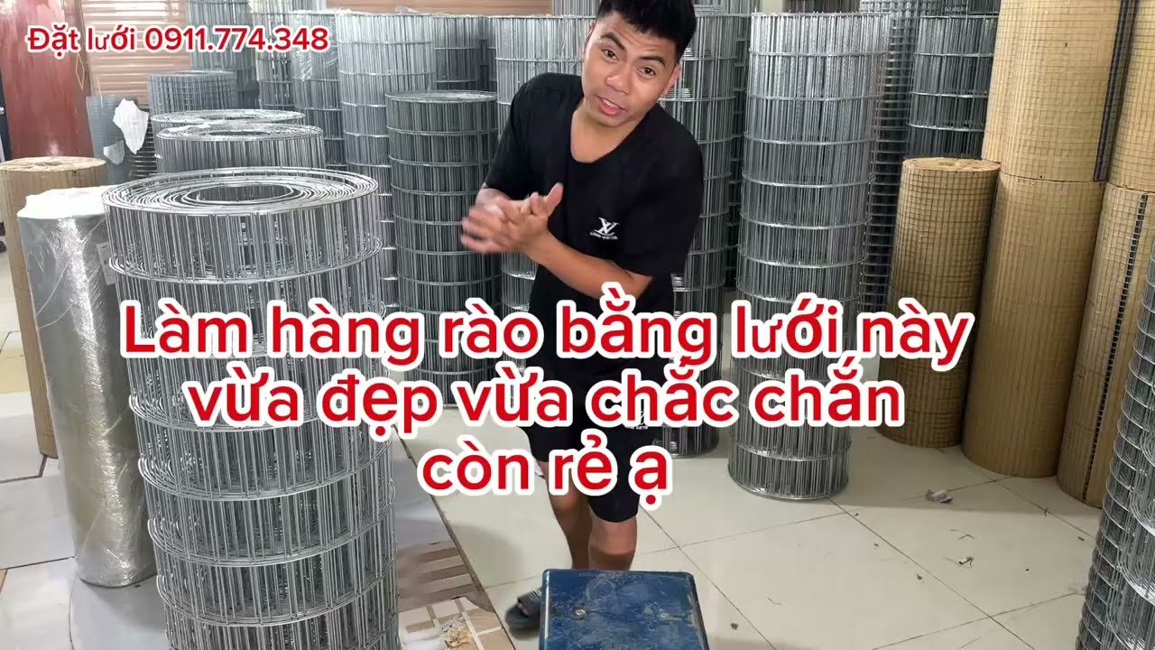 Lưới thép làm chuồng gà, chuồng chó, hoặc làm hàng rào#luoithep #hangrao