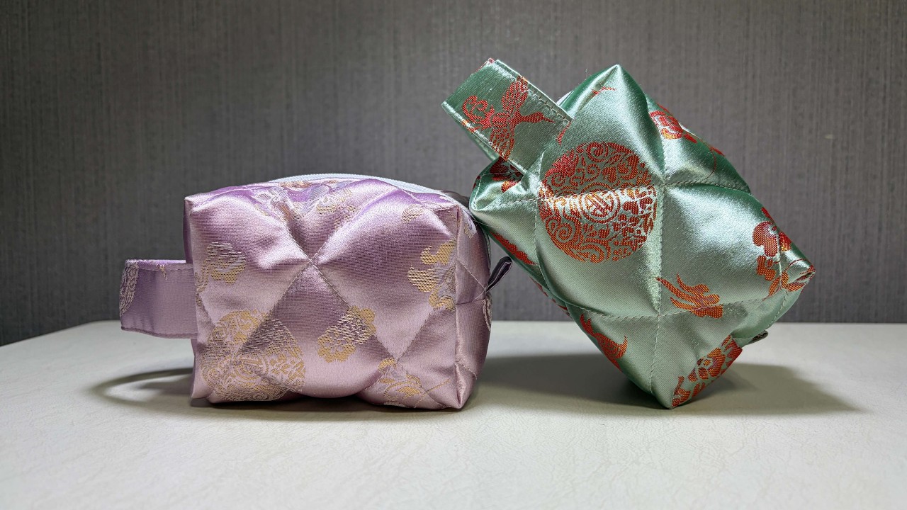 손잡이 있는 미니 박스 파우치 만들기 | How to make a Mini Box Pouch