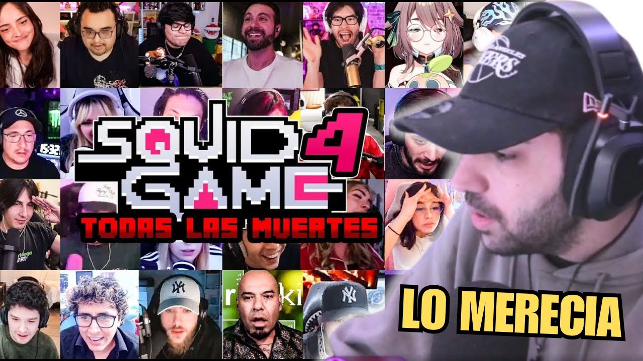 TODAS LAS MU3RT3S EN LOS SQUID CRAFT GAMES 4 | Serpias REACCIONA
