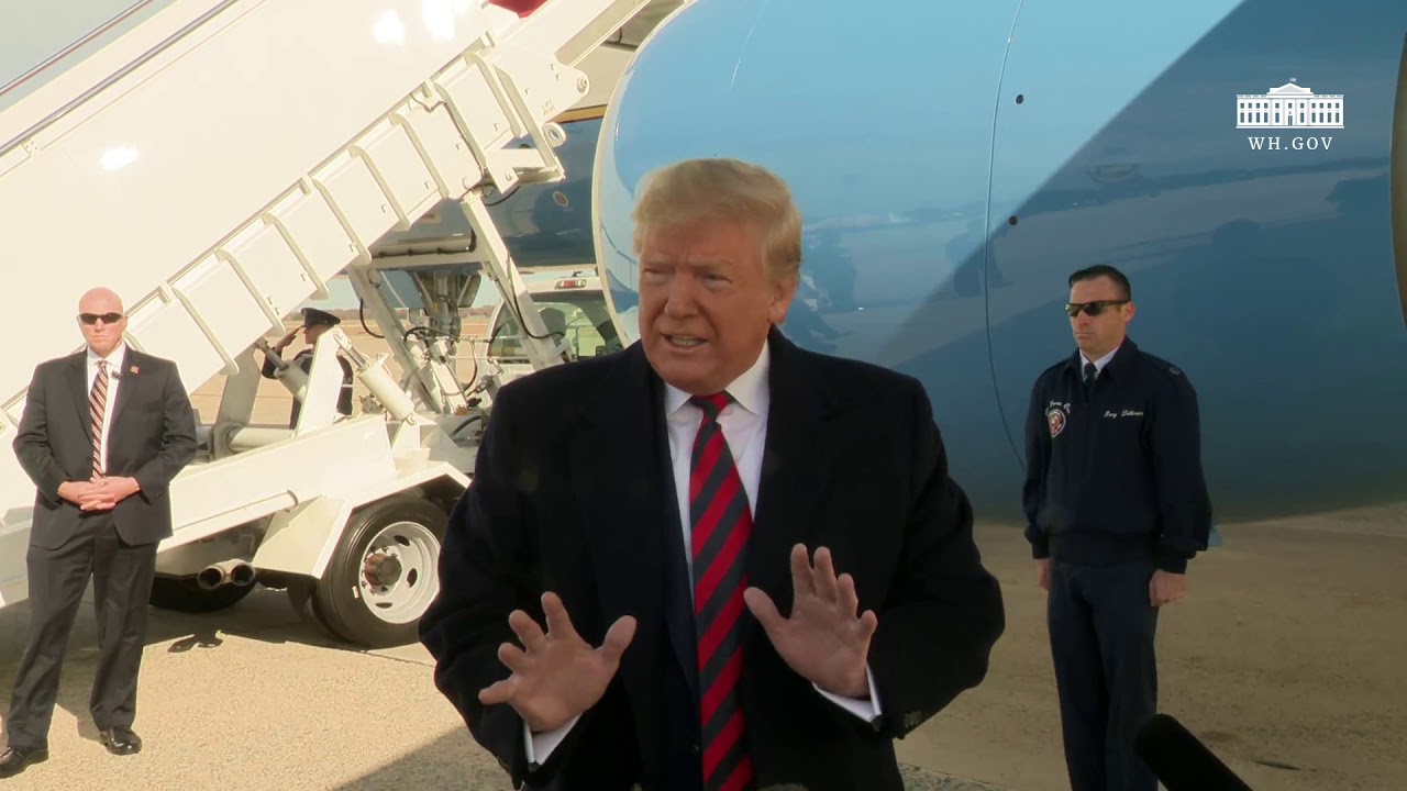 11/09/19: President Trump Delivers Remarks Upon Departure