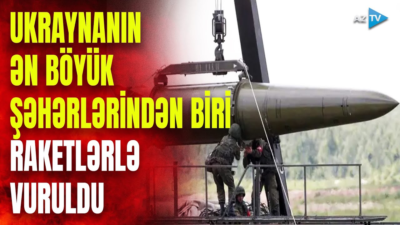 Xarkovda KRİTİK ANLAR: Rusiya şəhərə k&uuml;tləvi h&uuml;cuma ke&ccedil;di &ndash; Ardıcıl partlayışlar