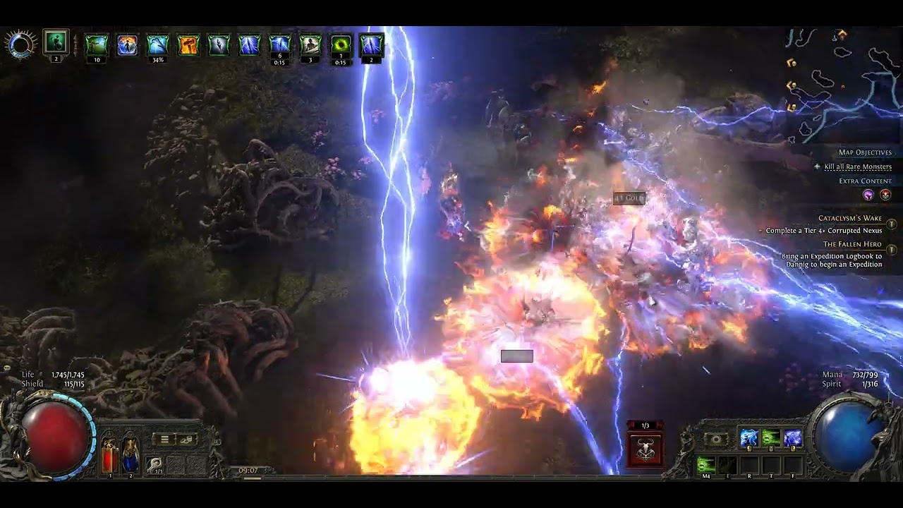 🎮[POE2] JAVAZON Colgate Tri-Herald play test. 1 button clear T15 -Colorful Screen for old man.