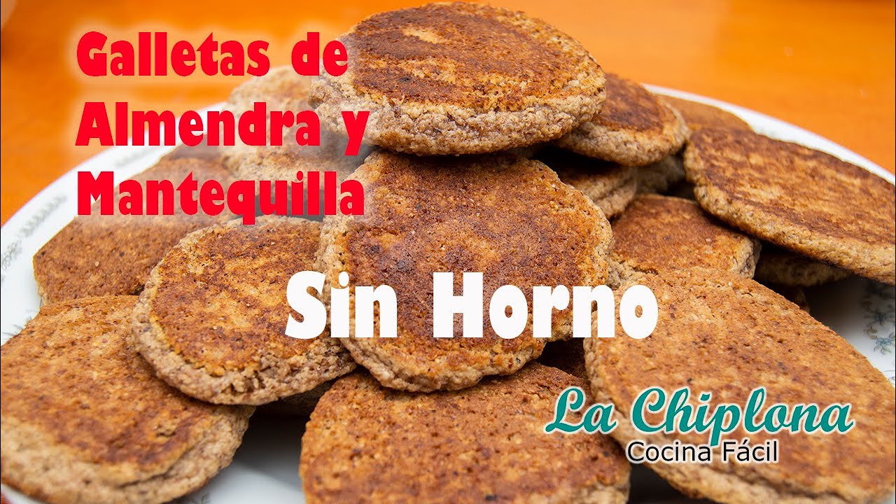 Galletas de Almendra y Mantequilla (SIN HORNO) Receta de La Chiplona Cocina Fácil