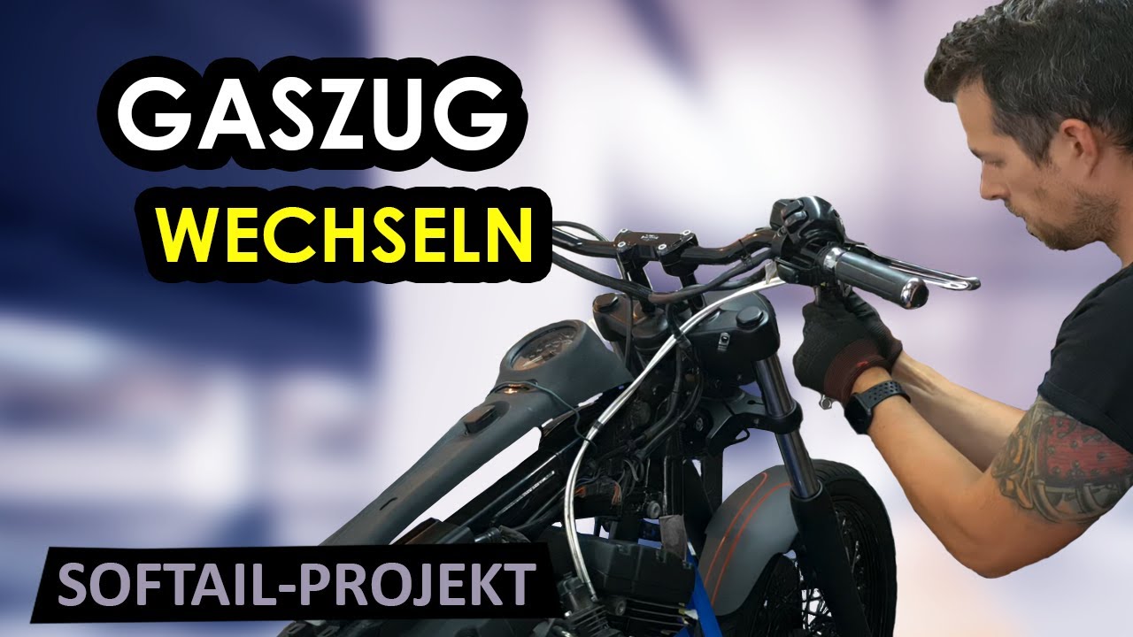 Gaszug wechseln Harley Davidson Softail-Projekt #2 - JN CYCLES