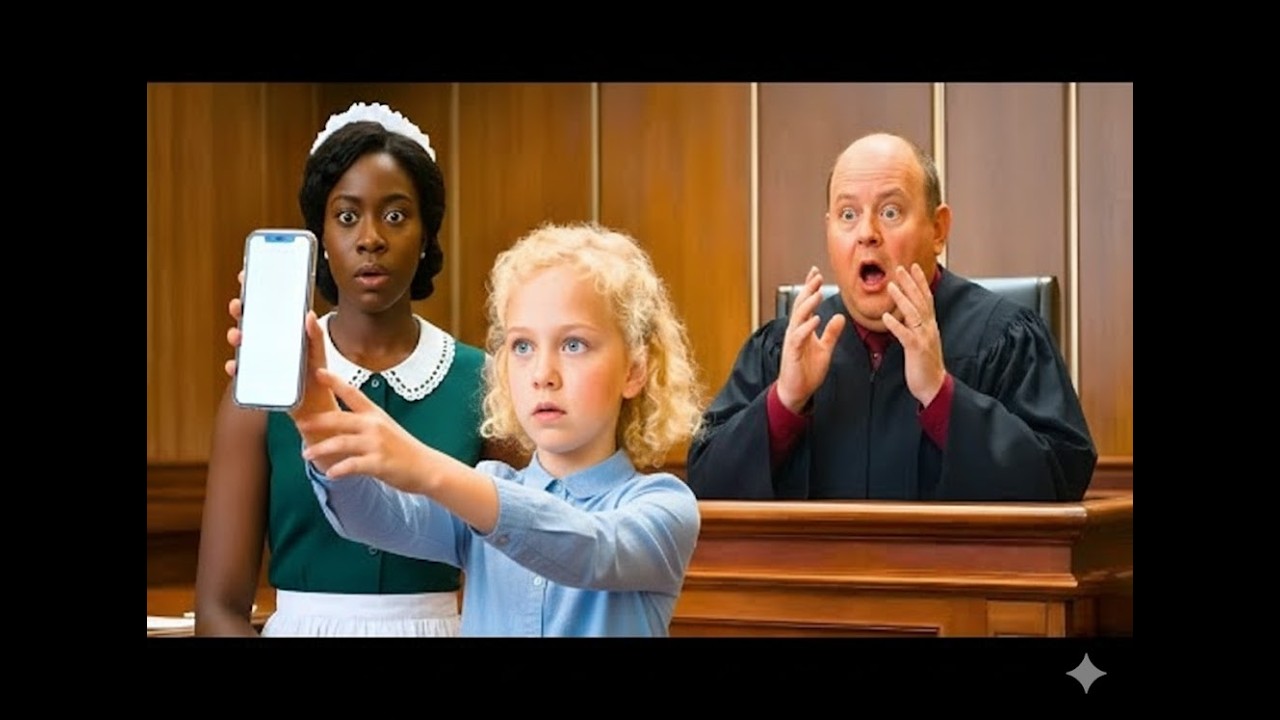 He wants to jail an innocent maid, but when the daughter pulled out her Phone the Judge turned Pale