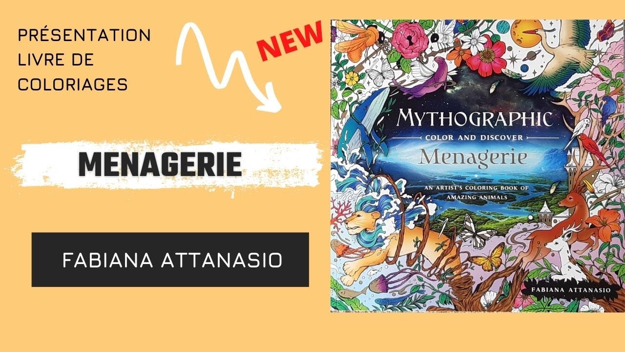 🦋Livre de coloriages : Mythographic🐒🦓