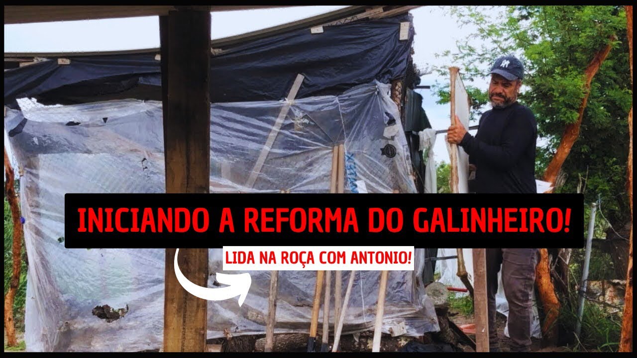 REFORMA DO GALINHEIRO DO SÍTIO!