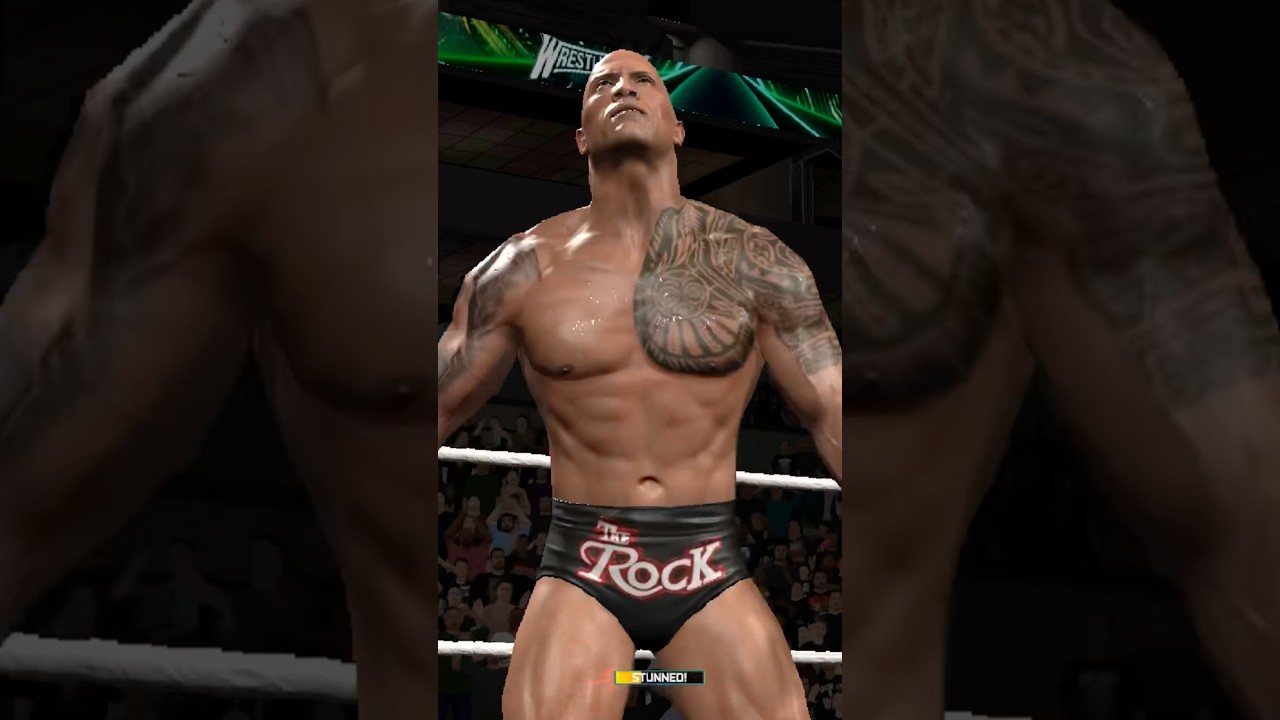 The rock #wwe2k25 #wwe