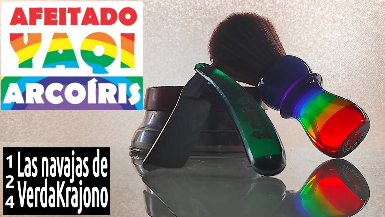 124 - Afeitado Yaqi arcoíris